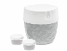 Orion Svačinový box, nádoba na salát a omáčku BENTOBOX L, 3 kusy, KOZIOL