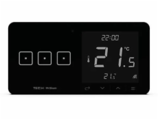 TECH Sterowniki Bezdrátový vypínač světla. s pokojovým termostatem černý WSR-03L Tech Controllers