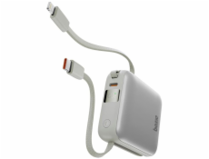 Energea PowerBank 3v1 Bazic Fusion Mini 10000mAh USB-C/Lightning kabel šedý