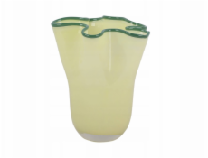 Art-Pol Skleněná váza RUFFLES, 22 cm