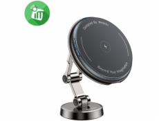 Yesido Jesido magnet. Bezdrátový držák do auta C306 15W, MagSafe, ČERNÁ
