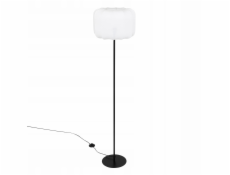 Atmosphera Stojací lampa TOBIE do obývacího pokoje s bavlněným stínidlem, O 37 x 150 cm