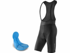 RockBros Cyklistické kraťasy s laclem a chrániči XL - černé