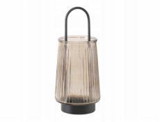 Boltze Skleněný svícen s úchytem IVER, 25,5 cm