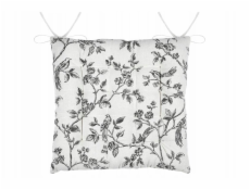 Bertoni-arco Polštář na židli s efektem lnu, CLARINE, 38 x 38 cm