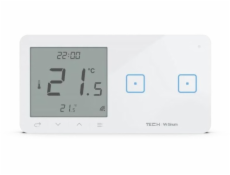 TECH Sterowniki Drátový dvojitý vypínač světel. s pokojovým termostatem bílý WSR-02MP Tech Controllers