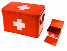 Tzmo Kovová lékárnička, dárek, 31,5 x 19 x 21 cm