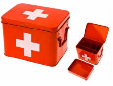 Tzmo Kovová lékárnička, dárek, 21,5 x 15,5 x 16 cm