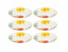 Secret de Gourmet Dezertní talíře MARGAUX, porcelánové, 6 kusů x O19 cm