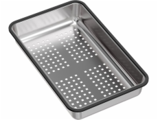 GraniteQ Ocelová odkapávací miska (380 x 230 x 60 mm) pro Marc - kartáčovaná ocel (WS)