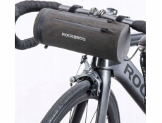 RockBros Praktická nepromokavá brašna na kolo s upevněním na řídítka černá ROCKBROS