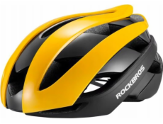 RockBros Cyklistická helma univerzální nastavitelná velikost L černo-žlutá ROCKBROS