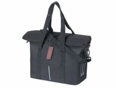 Basil Jednoduchá městská brašna CITY BICYCLE HANDBAG 8-11L, systém KF-Hook, voděodolná černá (NOVINKA)