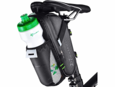 RockBros Voděodolná brašna na nářadí pod sedlo s kapsou na láhev, černá ROCKBROS