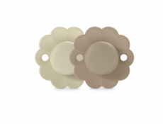 Suavinex - 308404-PHYSIOLOGICAL dudlík SX PRO silikonový 2 ks/0-6m/WGRAY-CORK/WONDER