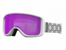 Giro Zimní brýle SAGEN WHITE MONOGRAM (jantarově růžové 19-42% S2 čočky) (NOVINKA 2024/2025)