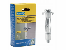 Heckermann hmoždinky do sádrokartonu m8x32, vrut m4x40 50 ks, krabička