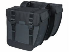 Basil TOUR XL VODĚODOLNÁ DVOJITÁ BRÝŠOVÁ TAŠKA 35L, Univerzální mostní systém, voděodolná černá (NOVINKA)