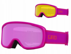 Giro Zimní brýle MOXIE PINK CHUTE (jantarově růžové 19-42% S2 + žluté 77% S1 čočky) (NOVINKA 2023/2024)