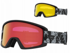 Giro Zimní brýle DYLAN BLACK & GREY BOTANICAL LX (Zrcadlové čočky v barvě AMBER SCARLET 19-42% S2 + Barevné čočky YELLOW 84% S0) (NOVINKA 2023/2024)