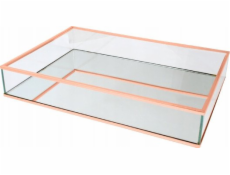 Moon in the room Zrcadlový tác PS MOON do pokoje, organizér Stella II, RŮŽOVÉ ZLATO.