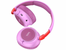 Hoco Bezdrátová Bluetooth sluchátka W43, fialová, růžová