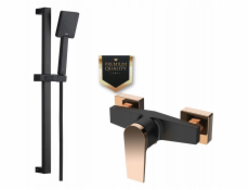 Invena SPRCHOVÁ BATERIE MIDNIGHT TREND ČERNÁ/ ZLATO RŮŽOVÁ