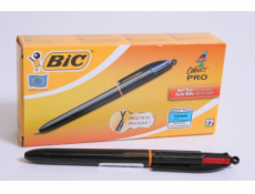 Bic Kuličkové pero BIC 4 COLOURS PRO AUTOMATIC, 12 kusů - 902129