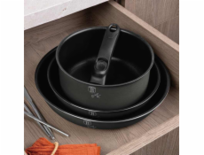 Sada nádobí s titanovým povrchem 9 ks Antracit Collection BH-8256
