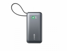 Anker Powerbanka 545 NANO 30W 10000mAh s vestavěným USB-C kabelem, černá