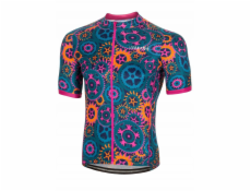 RH+ Cyklistický dres zeroPowers GREEN TEAL/FUCSIA - XXL