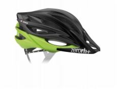 RH+ Cyklistická helma ZeroRider MATT ČERNÁ MATT KYSELINOVĚ ZELENÁ XS/M