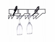Kinvara Kovový držák na sklenice, montáž bez vrtání