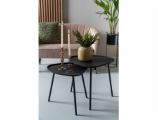 Leitmotiv Kovový konferenční stolek BOAZ, výška 43 cm