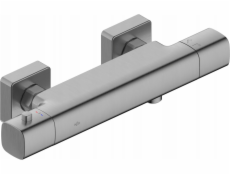 KFA 5756-010-61 / / MALAGA / TERMOSTATICKÁ SPRCHOVÁ ARMATURA, NÁSTĚNNÁ, PVD ŠEDÁ SVĚTLOMET /