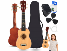 LUNA GUITARS SUPRIMO UK21 SET NW sopránové ukulele 21 natural