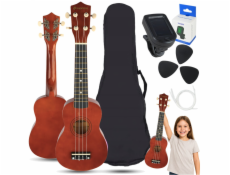 LUNA GUITARS SUPRIMO UK21 SET DW sopránové ukulele 21 tmavě modré