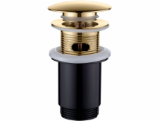 Invena Mosazná zátka click-clack, zlatá SC-B1-170-V