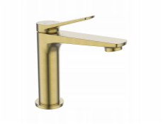 Invena Umyvadlová baterie Alonia, kartáčované zlato BU-70-009-V