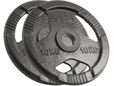 Rebel Sada olympijských závaží z litiny 2x10kg, otvor 51mm, deska s úchyty, ACTIVE