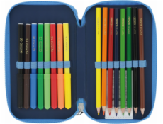 Herlitz Penál Dvojitý pouzdro Herlitz 23 dílů Hlubokomořský