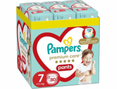 Pampers Plenkové kalhotky Premium Care 7, 17+ kg, 80 ks.