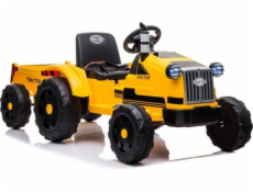 Lean Cars Bateriový traktor s přívěsem CH9959 žlutý