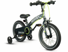 Qplay Dětské kolo - Miniby Balanční kolo 14 palců šedé