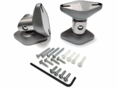 NoName BKSP Silver - sada pevných nástěnných držáků reproduktorů o hmotnosti až 2x10 kg