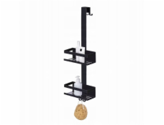 Wenko BRIBANO dvoupatrová koupelnová police z nerezové oceli, montáž bez vrtání