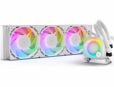 EK Water Blocks EK-Nucleus AIO CR360 Lux D-RGB vodní chlazení s bílou barvou