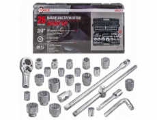 Forcekraft Sada nářadí 26 kusů 3/4 1 (12hranná)