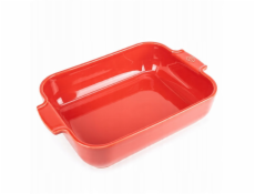 Peugeot APPOLIA Obdélníkový talíř 32 cm Červený