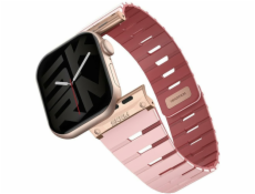 SKINARMA Řemínek Gemini pro Apple Watch 42/41/40 mm růžový